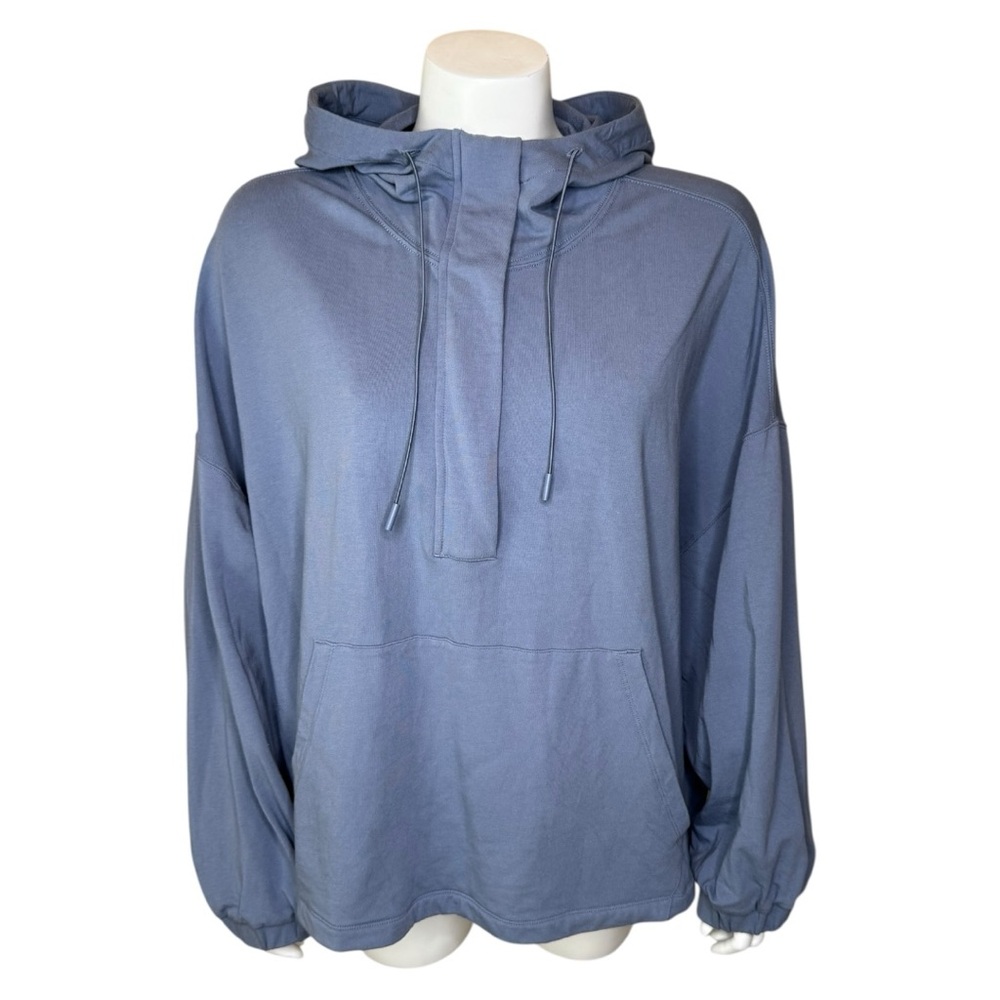 Knix Good To Go Hoodie XXL Modal Blend Pullover Sweatshirt Blue